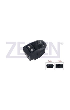 Zegen Cam Acma Anahtar Grup Ayna Ayarlı Cıftlı 24 Pın 206 - 306 - Scudo - Expert - Jum AT00-ZSW1221 Zegen Cam Acma Anahtar Grup Ayna Ayarlı Cıftlı 24 Pın 206 - 306 - Scudo - Expert - Jum AT00-ZSW1221