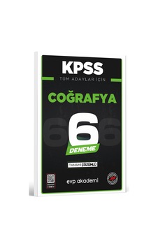 Kpss Tüm Adaylar İçin Coğrafya 6 Deneme Tamamı Çözümlü Evp Akademi Kpss Tüm Adaylar İçin Coğrafya 6 Deneme Tamamı Çözümlü Evp Akademi