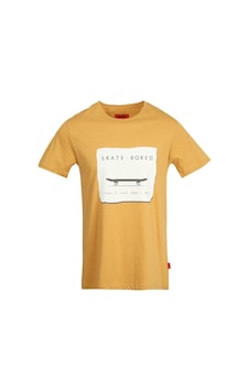John Frank Jftef29-skater Erkek T-shirt Hardal SİYAH John Frank Jftef29-skater Erkek T-shirt Hardal SİYAH