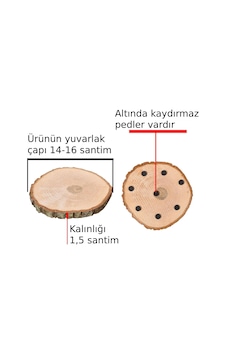 Lexroo Ağaç Ahşap Nihale Tencere Çaydanlık Alltlığı Çap 14-16 Cm Lexroo Ağaç Ahşap Nihale Tencere Çaydanlık Alltlığı Çap 14-16 Cm