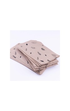 Bimotif Karışık Yaprak Desenli Kese Kağıdı, Kraft Üzeri Siyah 11x20-100 Adet Genel Bimotif Karışık Yaprak Desenli Kese Kağıdı, Kraft Üzeri Siyah 11x20-100 Adet Genel