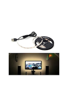 4 M Tv Arkası Aydınlatma 5v Usb Şerit Led Işık Günışığı Renk 4 M Tv Arkası Aydınlatma 5v Usb Şerit Led Işık Günışığı Renk
