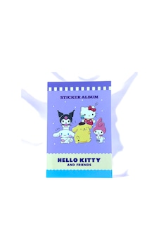 Bak Gel Al Mor Kapak Hello Kitty Sticker Albümü Hello Kitty Ve Dostları Sticker Defteri - Arkadaşlık Temalı K - Bgakuromi012 Çok Renkli