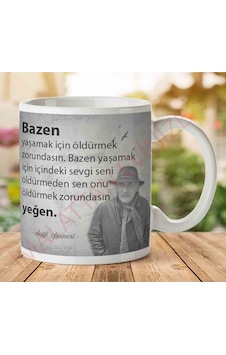 A2664 Tuncel Kurtiz Bazen Yaşamak İçin İki Tarafı Baskılı Kupa Bardak.jpg A2664 Tuncel Kurtiz Bazen Yaşamak İçin İki Tarafı Baskılı Kupa Bardak.jpg