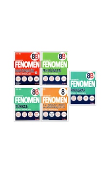 Fenomen 8. Sınıf Lgs Matematik B +fen B +türkçe B +paragraf B +inkılap Tar.soru Bankası 5 Kitap Fenomen 8. Sınıf Lgs Matematik B +fen B +türkçe B +paragraf B +inkılap Tar.soru Bankası 5 Kitap