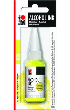 Marabu Alcohol Ink - Alkol Mürekkep 20Ml - Neon Yellow Marabu Alcohol Ink - Alkol Mürekkep 20Ml - Neon Yellow