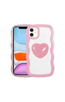 Apple Uyumlu iPhone 11 Kılıf Renkli Kalp Figürlü Zore Ponçik Kapak Apple Uyumlu iPhone 11 Kılıf Renkli Kalp Figürlü Zore Ponçik Kapak