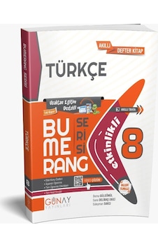 8. Sınıf Bumerang Türkçe Etkinlikli Akıllı Kitap 2024-2025 Yeni Müfredata Uyumlu 8. Sınıf Bumerang Türkçe Etkinlikli Akıllı Kitap 2024-2025 Yeni Müfredata Uyumlu