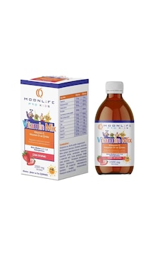 Moon Life Vitamin C Ve D Çinko Beta Glukan Çilek Aromalı Takviye Edici Gıda 150 ML