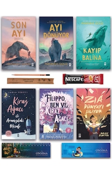 Genç Timaş Zia Dünyayı Siliyor - Filippo Ben Ve Kiraz Ağacı - Son Ayı - Ayı Dönüyor - Kayıp Balina Set 6 Kitap