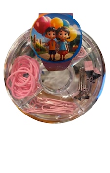 Ataş Seti Yuvarlak Lastikli Pembe Ataş Seti Yuvarlak Lastikli Pembe