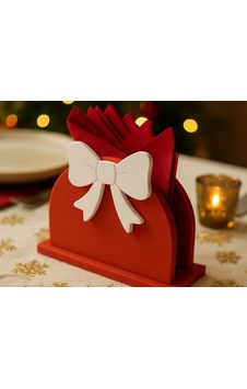 3d Baskı Yılbaşı Temalı Peçetelik Noel Dekoratif Masa Peçete Standı Çok Renkli 3d Baskı Yılbaşı Temalı Peçetelik Noel Dekoratif Masa Peçete Standı Çok Renkli