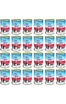 Pro Line Kuzulu Et Parçacıklı Köpek Konservesi 24 x 415 G Pro Line Kuzulu Et Parçacıklı Köpek Konservesi 24 x 415 G