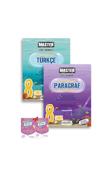 8.sınıf Master Türkçe Ve Paragraf Soru Bankası 2'li Set 8.sınıf Master Türkçe Ve Paragraf Soru Bankası 2'li Set