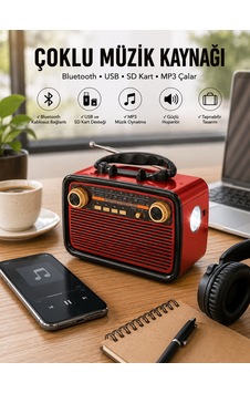 Nostaljik Radyo Bluetooth Bağlantılı Müzik Kutusu Ahşap 76491214 Nostaljik Radyo Bluetooth Bağlantılı Müzik Kutusu Ahşap 76491214