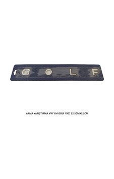 Mefsa Vw Golf Bagaj Yazısı Arma Yapıştırma 22.5cmx2.2cm Mefsa Vw Golf Bagaj Yazısı Arma Yapıştırma 22.5cmx2.2cm