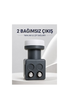 Çift Çıkışlı Twin Lnb 4k Ultra Hd Uyumlu Ku Band Uydu Anten Başlığı 0.1 Db Renk Çift Çıkışlı Twin Lnb 4k Ultra Hd Uyumlu Ku Band Uydu Anten Başlığı 0.1 Db Renk