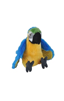 Wild Republic Mavi Sarı Macaw Papağanı 30 Cm 12248 Çok Renkli