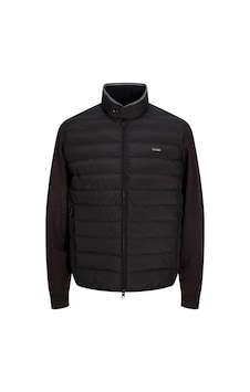 Jack & Jones Erkek Jprblugarry Kolları Örme Dik Yaka Ceket Mont 12303513 Siyah Jack & Jones Erkek Jprblugarry Kolları Örme Dik Yaka Ceket Mont 12303513 Siyah