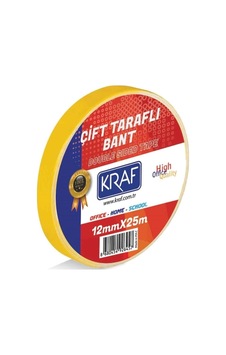 Çift Taraflı Bant 12mmx25m Diğer Çift Taraflı Bant 12mmx25m Diğer