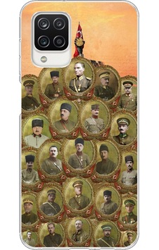 Samsung Galaxy A12-m12 Uyumlu Atatürk Ve Kurtuluş Savaşı Komutanları Baskılı Silikon Kılıf Renkli Samsung Galaxy A12-m12 Uyumlu Atatürk Ve Kurtuluş Savaşı Komutanları Baskılı Silikon Kılıf Renkli