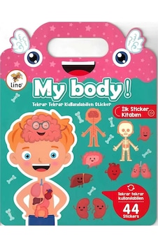 Tekrar Tekrar Kullanılabilen İlk Sticker Kitabım My Body