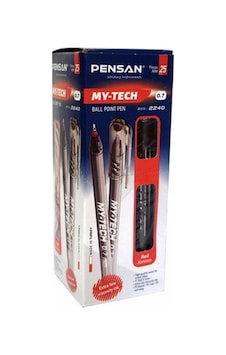 Pensan Tükenmez Kalem My-Tech 0.7 Kırmızı 25'li 2240 Pensan Tükenmez Kalem My-Tech 0.7 Kırmızı 25'li 2240