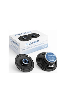 Polaxtor Plx-14691 16 Cm Tweeterli 250w Çift Oto Hoparlör Polaxtor Plx-14691 16 Cm Tweeterli 250w Çift Oto Hoparlör