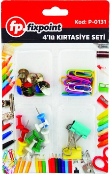 Kırtasiye Seti 4lü 3 Adet
