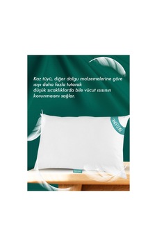 Bedline Kaz Tüyü Piuma Yastık 50x70 Cm Beyaz Bedline Kaz Tüyü Piuma Yastık 50x70 Cm Beyaz