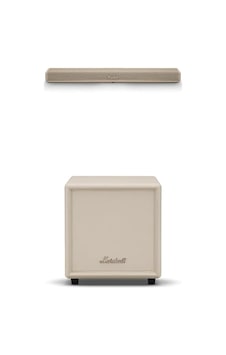 Heston 60 Cream Dolby Atmos Soundbar, Wireless Subwoofer Heston 60 Cream Dolby Atmos Soundbar, Wireless Subwoofer