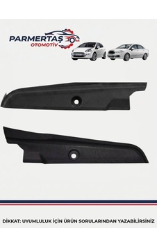 Fiat Grande Punto Linea Ön Cam Kenar Bakaliti Siyah Sağ Sol Takım 2005-2017