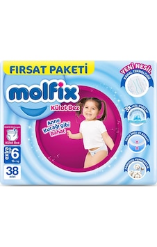 Molfix Pants Fırsat 6 Beden 38 Adet