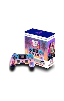 Konsol Plus Ps4 Dualshock 4 Kablosuz Gta 6 Desenli