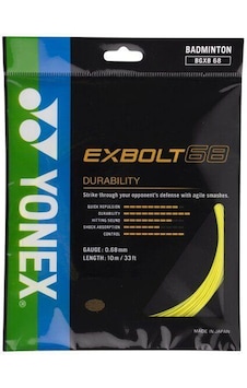 Yonex Exbolt 68 Badminton Kordajı 0.68 Mm 10 Metre Sarı Yonex Exbolt 68 Badminton Kordajı 0.68 Mm 10 Metre Sarı