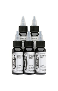 Eternal Tattoo Ink - Gray Wash Set Of 5 - 2oz/60ml