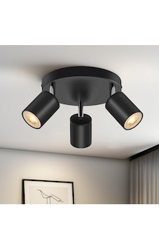Riolight Modern Siyah Mutfak,salon,giyinme Odası,cafeler İçin Gün İşiğı Metal 3lü Spot Ampul Dahil Siyah Riolight Modern Siyah Mutfak,salon,giyinme Odası,cafeler İçin Gün İşiğı Metal 3lü Spot Ampul Dahil Siyah