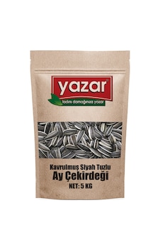 Yazar Kuruyemiş Ay Çekirdeği Siyah Tuzlu 5 KG Yazar Kuruyemiş Ay Çekirdeği Siyah Tuzlu 5 KG