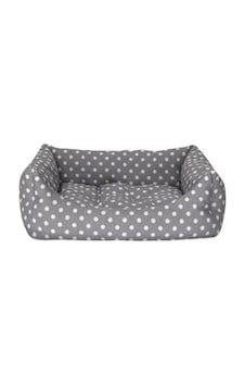 Pet Comfort Uniform Gri Puantiyeli Kedi Köpek Yatağı XS 50 x 40 CM