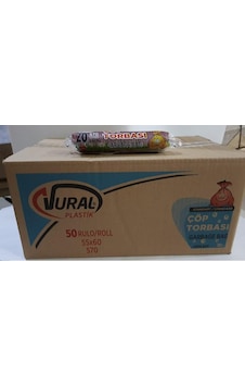 Vural & Polmix Orta S70 Çöp Torbası 55X60 Cm Kolı 50X20 Lı Pk Vural & Polmix Orta S70 Çöp Torbası 55X60 Cm Kolı 50X20 Lı Pk