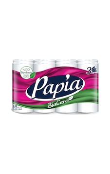 Papia Biocare Tuvalet Kağıdı 16'lı 3'li Avantaj Paketi Mıchu Papia Biocare Tuvalet Kağıdı 16'lı 3'li Avantaj Paketi Mıchu