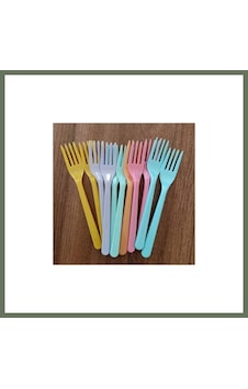 Bezos Nisa Plastik Lüx Çatal Renkli 6 Lı Bezos1 Çok Renkli Bezos Nisa Plastik Lüx Çatal Renkli 6 Lı Bezos1 Çok Renkli