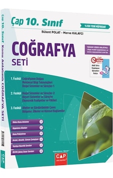 Çap Yayınları 10. Sınıf Coğrafya Seti Çap Yayınları 10. Sınıf Coğrafya Seti