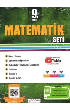 9. Sınıf Matematik Seti Yarı Çap Yayınları