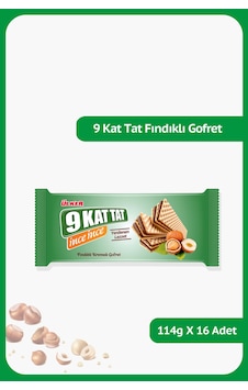 9 Kat Tat İnce İnce Fındıklı 16 x 114 G 9 Kat Tat İnce İnce Fındıklı 16 x 114 G