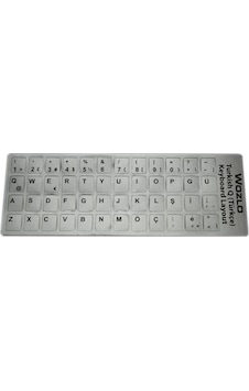 Türkçe Q Klavye Etiketi Laptop Pc Sticker Türkçe Q Klavye Etiketi Laptop Pc Sticker
