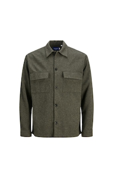 Jack & Jones Jack&jones Regular Fit Uzun Kollu Haki Erkek Gömlek 12239329 001 Jack & Jones Jack&jones Regular Fit Uzun Kollu Haki Erkek Gömlek 12239329 001