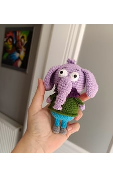 Amigurumi Kral Şakir Oyuncak Karakter Fil Necati Amigurumi Kral Şakir Oyuncak Karakter Fil Necati