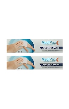 Medipack Alkol Swap Cilt Temizleme Mendili 2 x 100'lü Medipack Alkol Swap Cilt Temizleme Mendili 2 x 100'lü