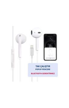İphone Kablolu Kulaklık 7/8/8plus/x/xr/xs/xsmax/11/12/13/14 Pro Max Uyumlu Beyaz - 756590322 Diğer İphone Kablolu Kulaklık 7/8/8plus/x/xr/xs/xsmax/11/12/13/14 Pro Max Uyumlu Beyaz - 756590322 Diğer